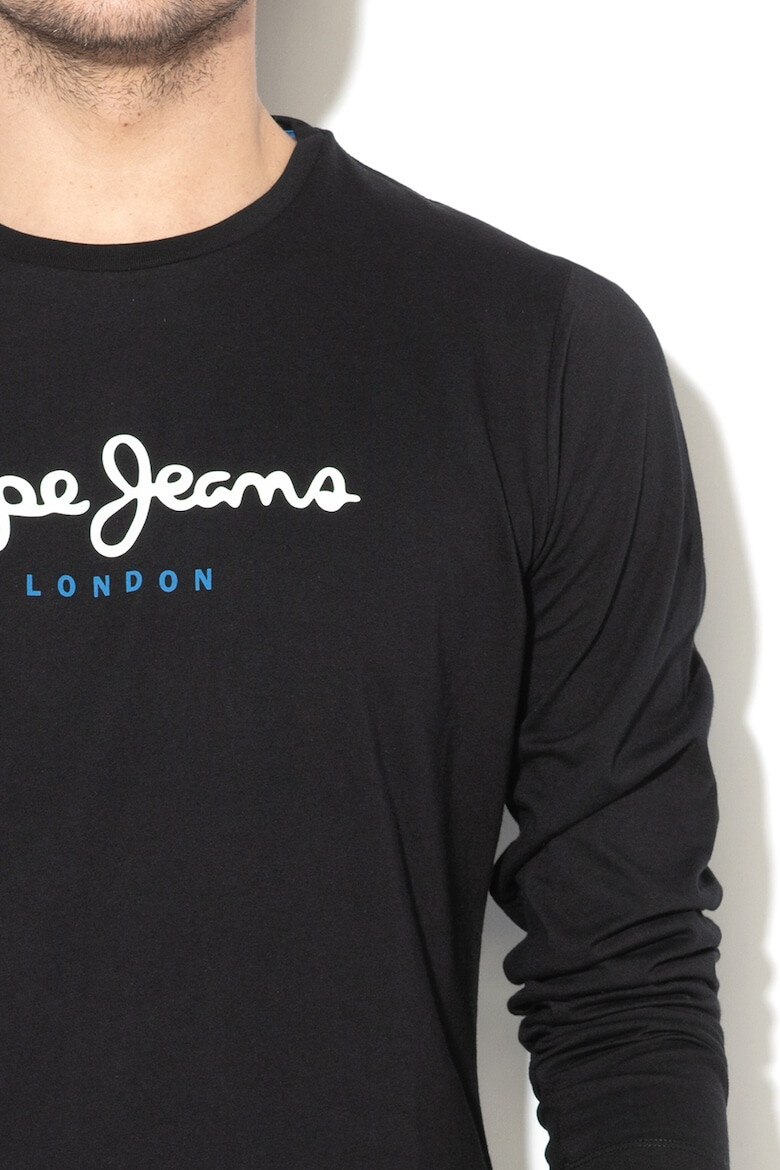 Pepe Jeans London Bluza cu imprimeu logo Eggo - Pled.ro