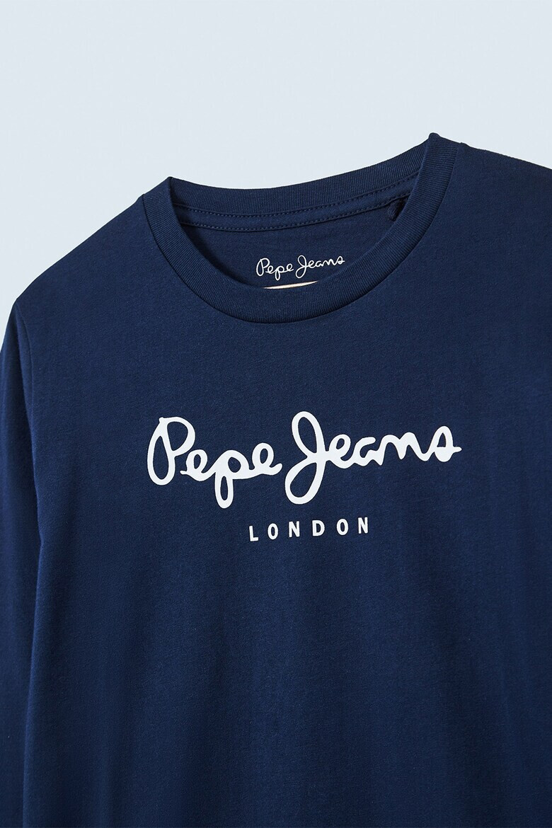 Pepe Jeans London Bluza cu imprimeu logo New Herman - Pled.ro