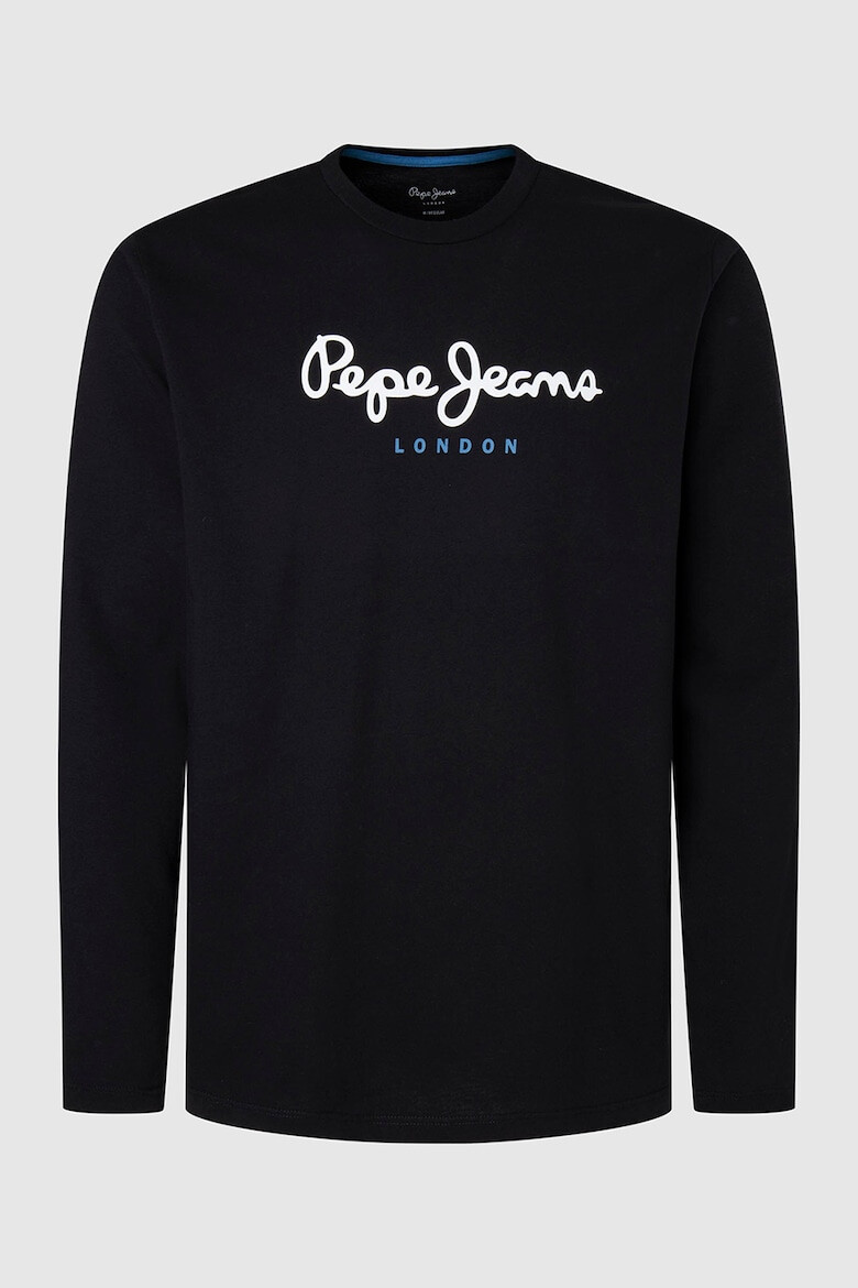 Pepe Jeans London Bluza de bumbac cu imprimeu logo - Pled.ro