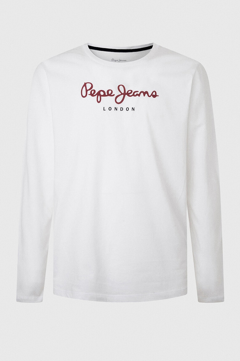 Pepe Jeans London Bluza de bumbac cu imprimeu logo - Pled.ro