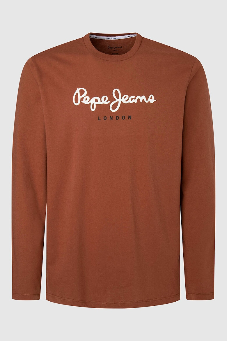 Pepe Jeans London Bluza de bumbac cu imprimeu logo - Pled.ro