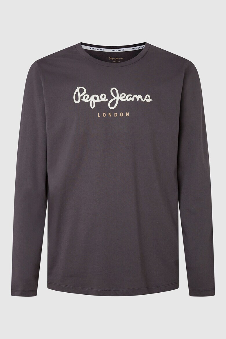 Pepe Jeans London Bluza de bumbac cu imprimeu logo - Pled.ro