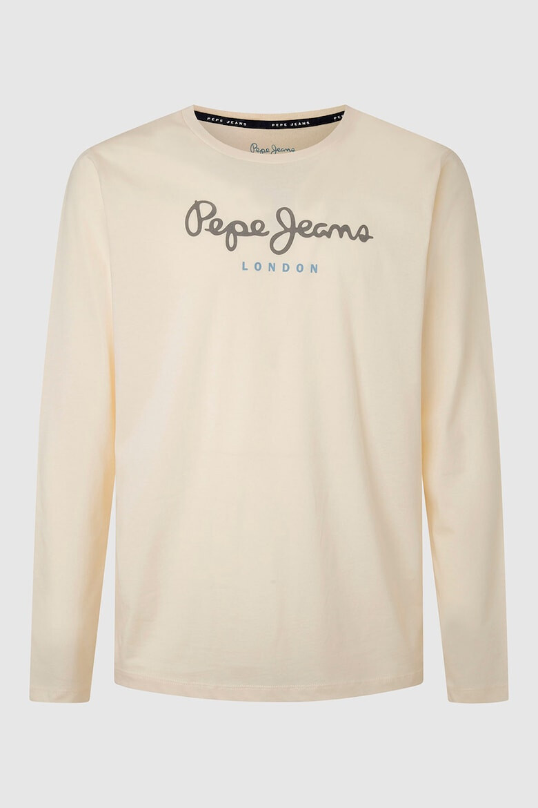 Pepe Jeans London Bluza de bumbac cu imprimeu logo - Pled.ro