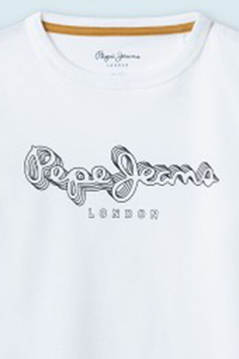 Pepe Jeans London Bluza de bumbac cu logo - Pled.ro