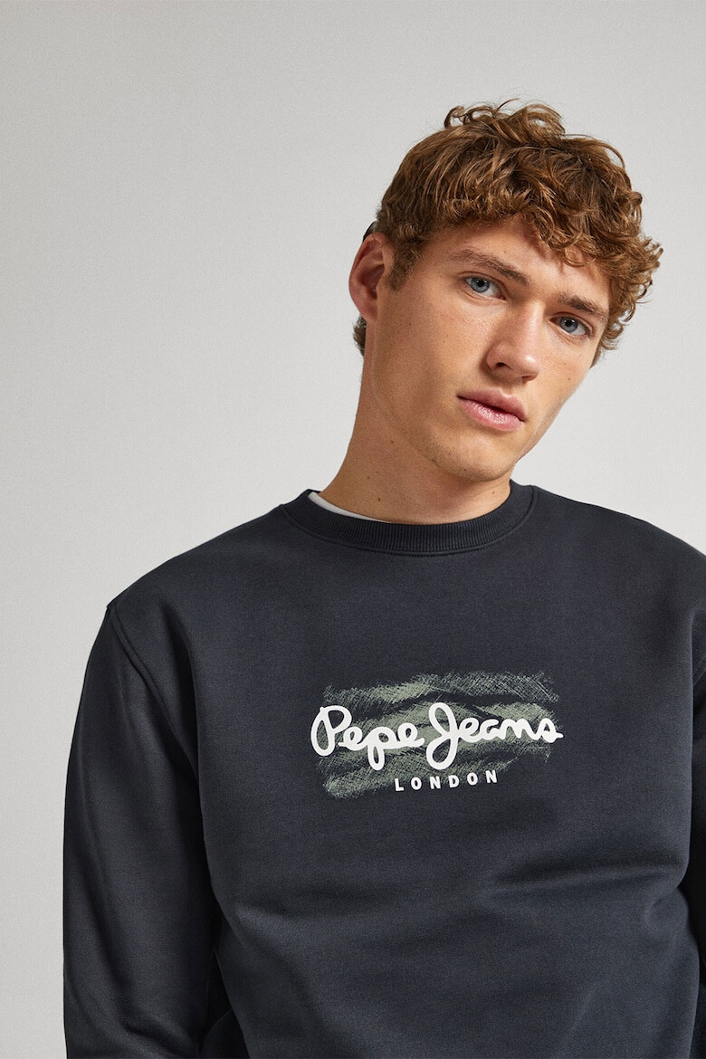 Pepe Jeans London Bluza de trening cu decolteu la baza gatului - Pled.ro