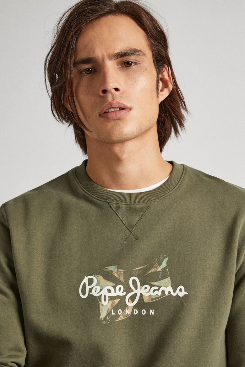 Pepe Jeans London Bluza de trening cu imprimeu logo - Pled.ro