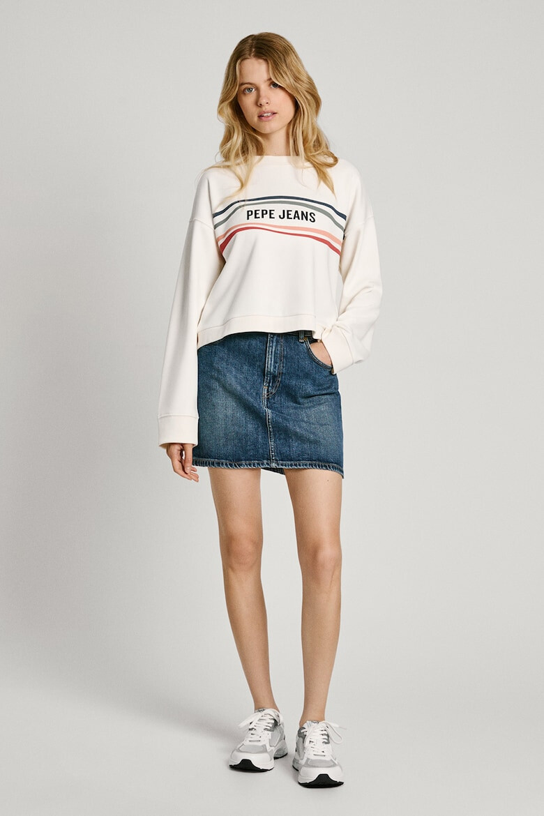 Pepe Jeans London Bluza de trening cu imprimeu logo - Pled.ro