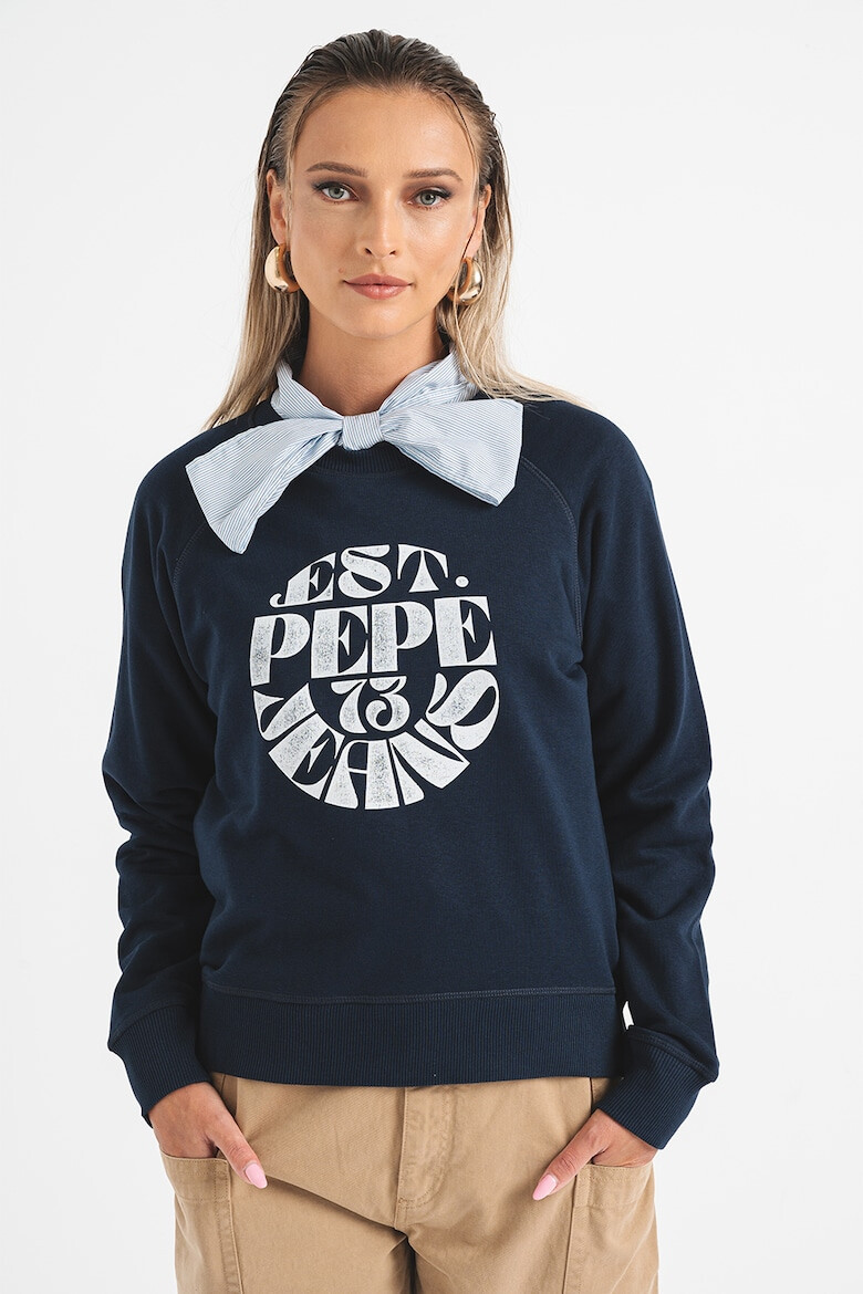 Pepe Jeans London Bluza de trening cu imprimeu logo Elena - Pled.ro