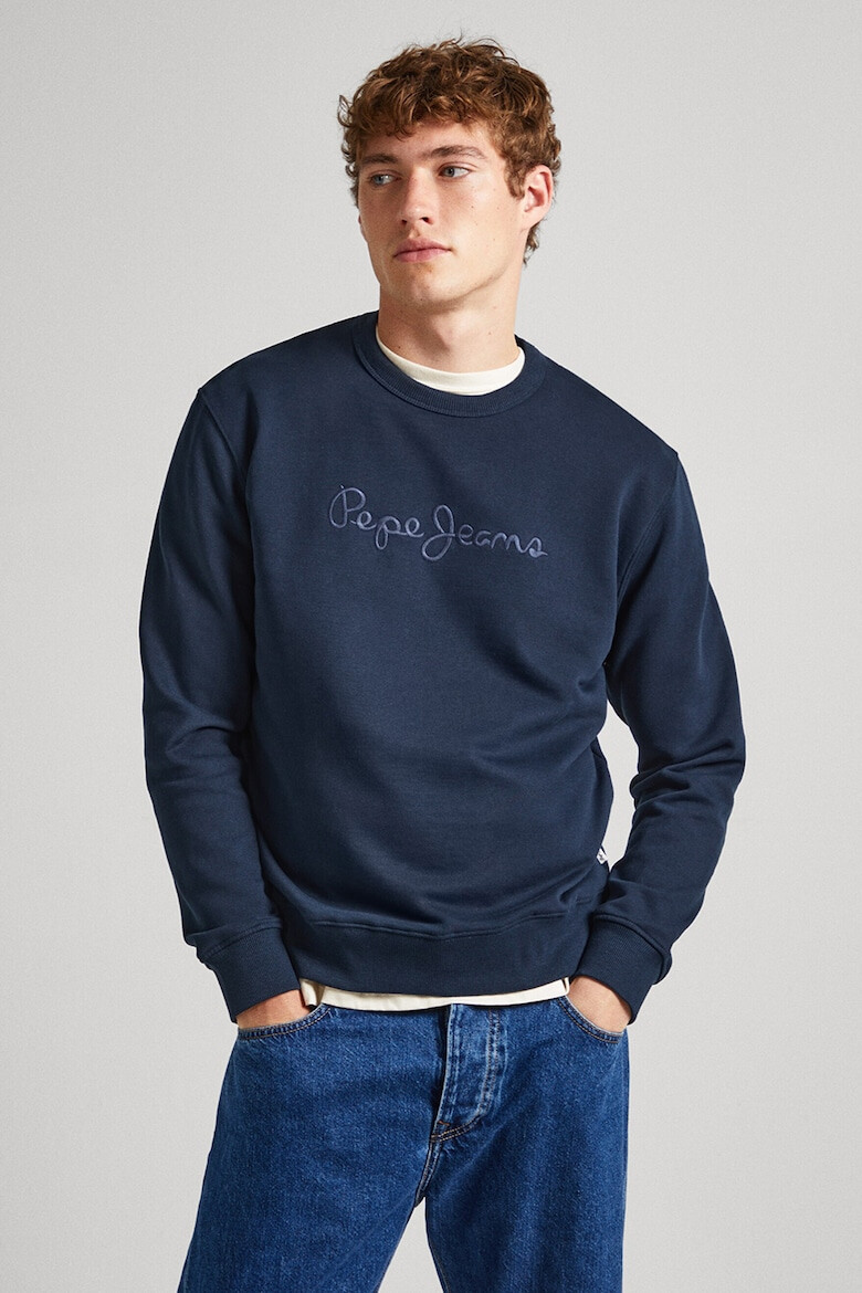 Pepe Jeans London Bluza de trening cu logo brodat - Pled.ro