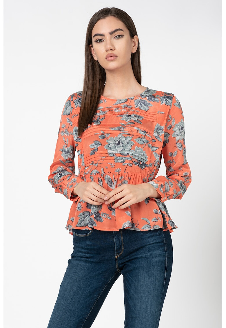 Pepe Jeans London Bluza din viscoza cu imprimeu floral - Pled.ro