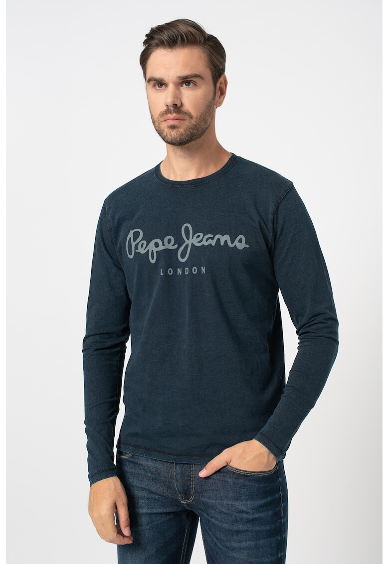 Pepe Jeans London Bluza slim fit cu imprimeu logo Essential - Pled.ro