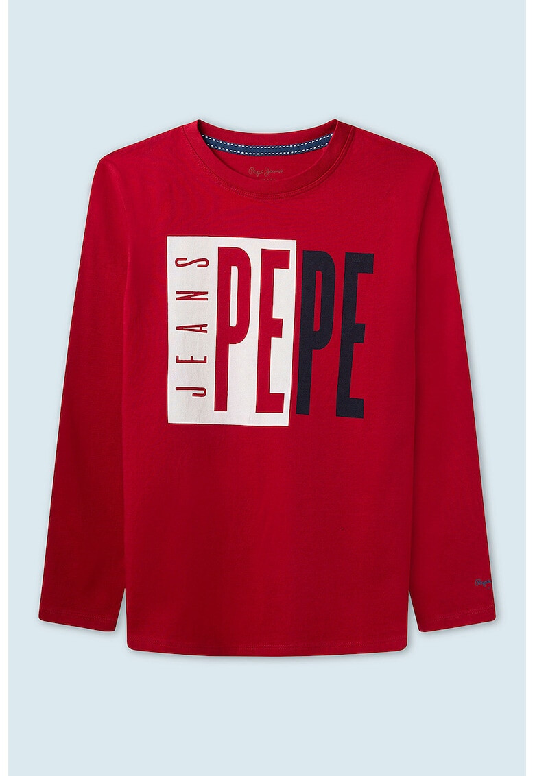 Pepe Jeans London Bluza sport cu imprimeu logo Aaron - Pled.ro