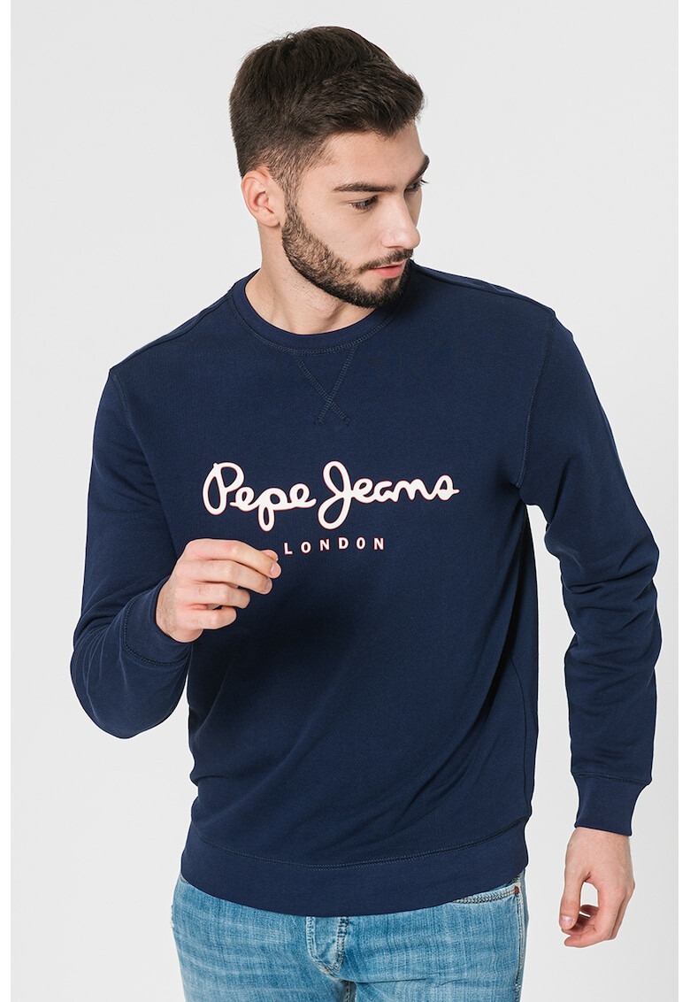 Pepe Jeans London Bluza sport cu imprimeu logo George - Pled.ro