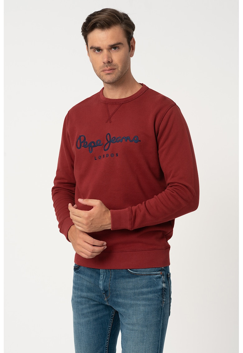 Pepe Jeans London Bluza sport cu logo brodat Joseph - Pled.ro