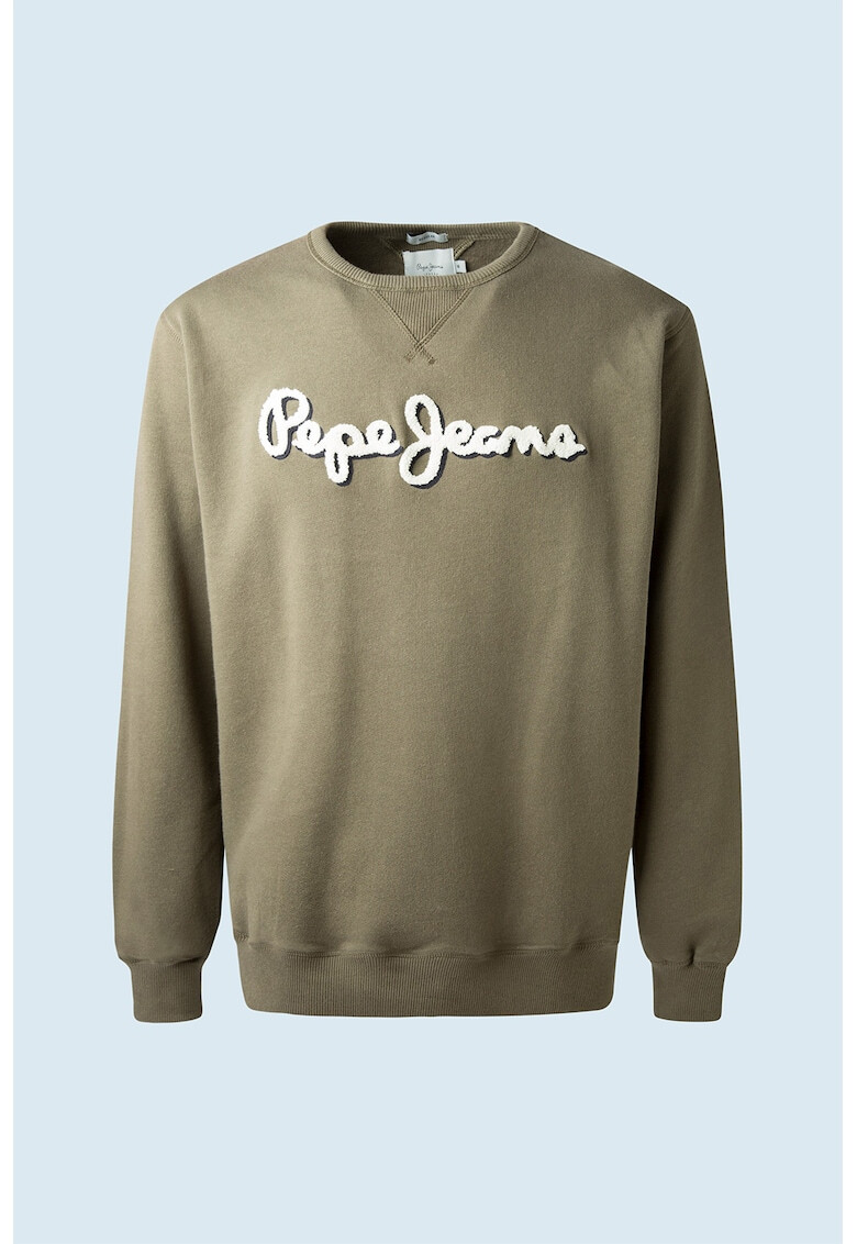 Pepe Jeans London Bluza sport cu logo din material terry Lamont - Pled.ro