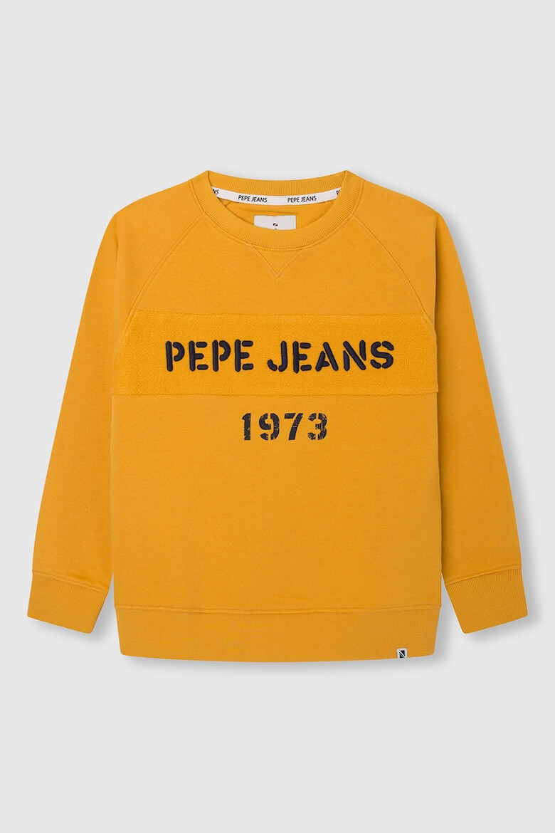 Pepe Jeans London Bluza sport cu maneci raglan si logo - Pled.ro