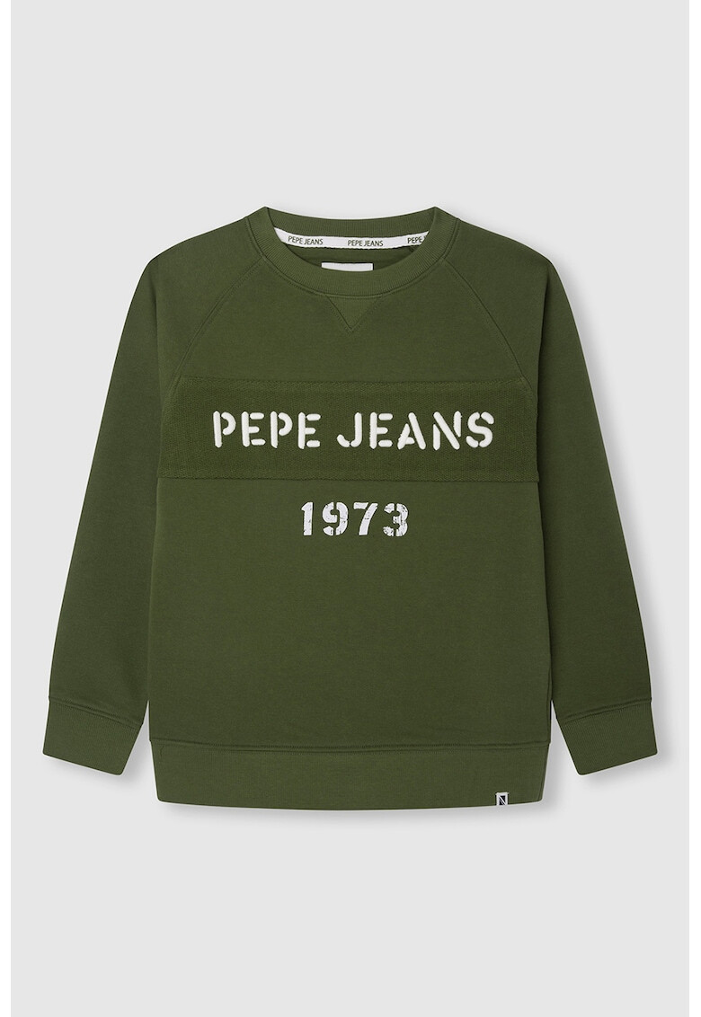 Pepe Jeans London Bluza sport cu maneci raglan si logo - Pled.ro