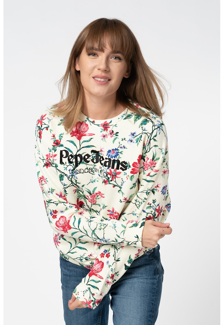 Pepe Jeans London Bluza sport cu model floral Baily - Pled.ro