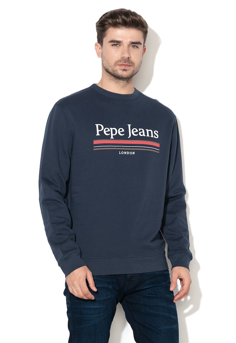 Pepe Jeans London Bluza sport regular fit cu logo Thomas - Pled.ro