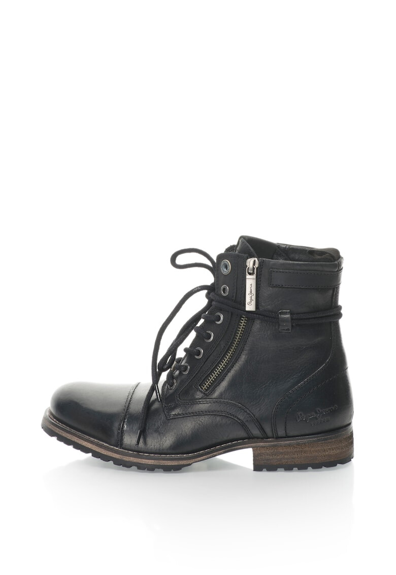 Pepe Jeans London Bocanci de piele cu aplicatie cap-toe Melting - Pled.ro