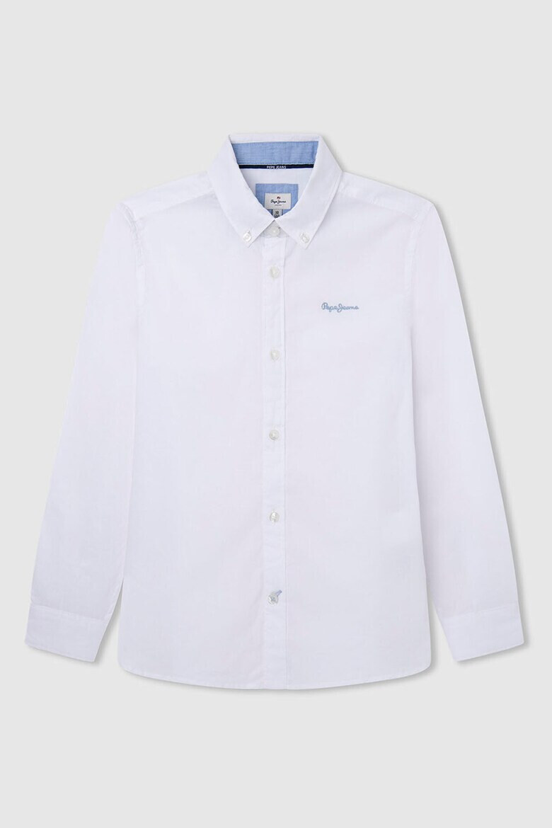 Pepe Jeans London Camasa Oxford cu logo brodat - Pled.ro