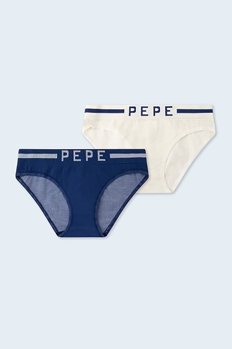 Pepe Jeans London Chiloti cu banda cu imprimeu logo - 2 perechi - Pled.ro