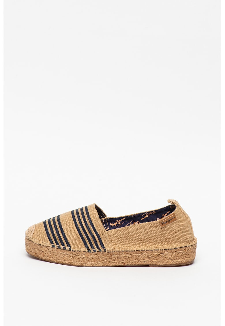 Pepe Jeans London Espadrile cu model in dungi Liss - Pled.ro