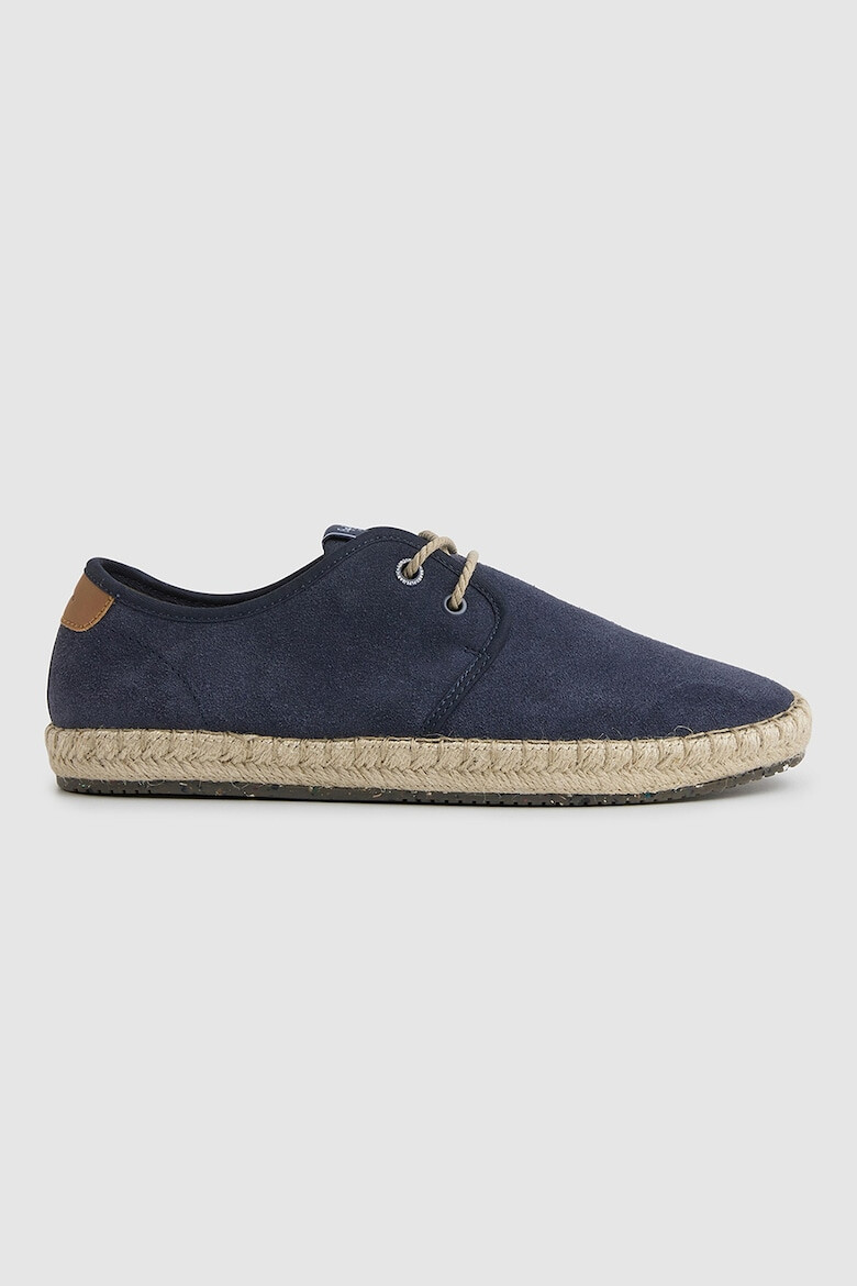 Pepe Jeans London Espadrile de piele intoarsa cu varf rotund - Pled.ro