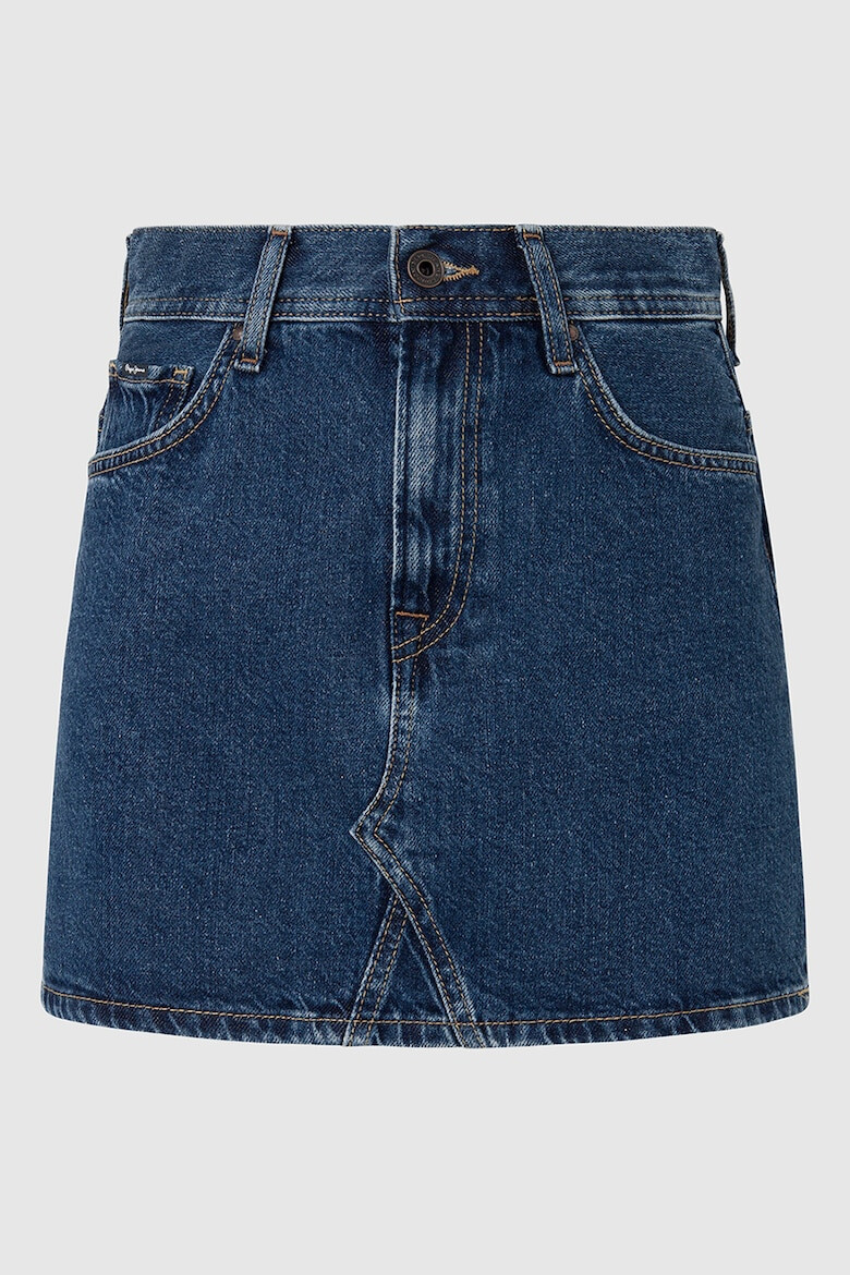 Pepe Jeans London Fusta mini din denim - Pled.ro