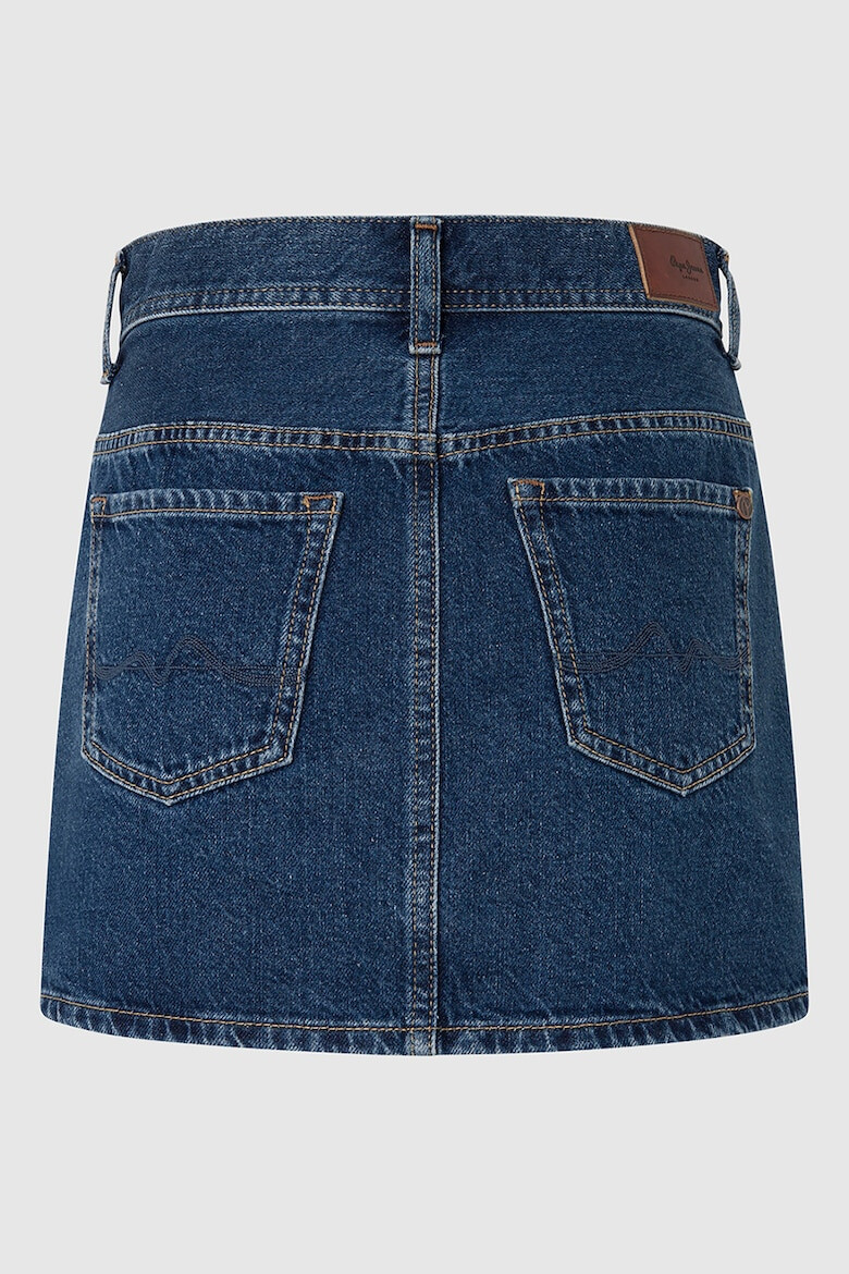 Pepe Jeans London Fusta mini din denim - Pled.ro