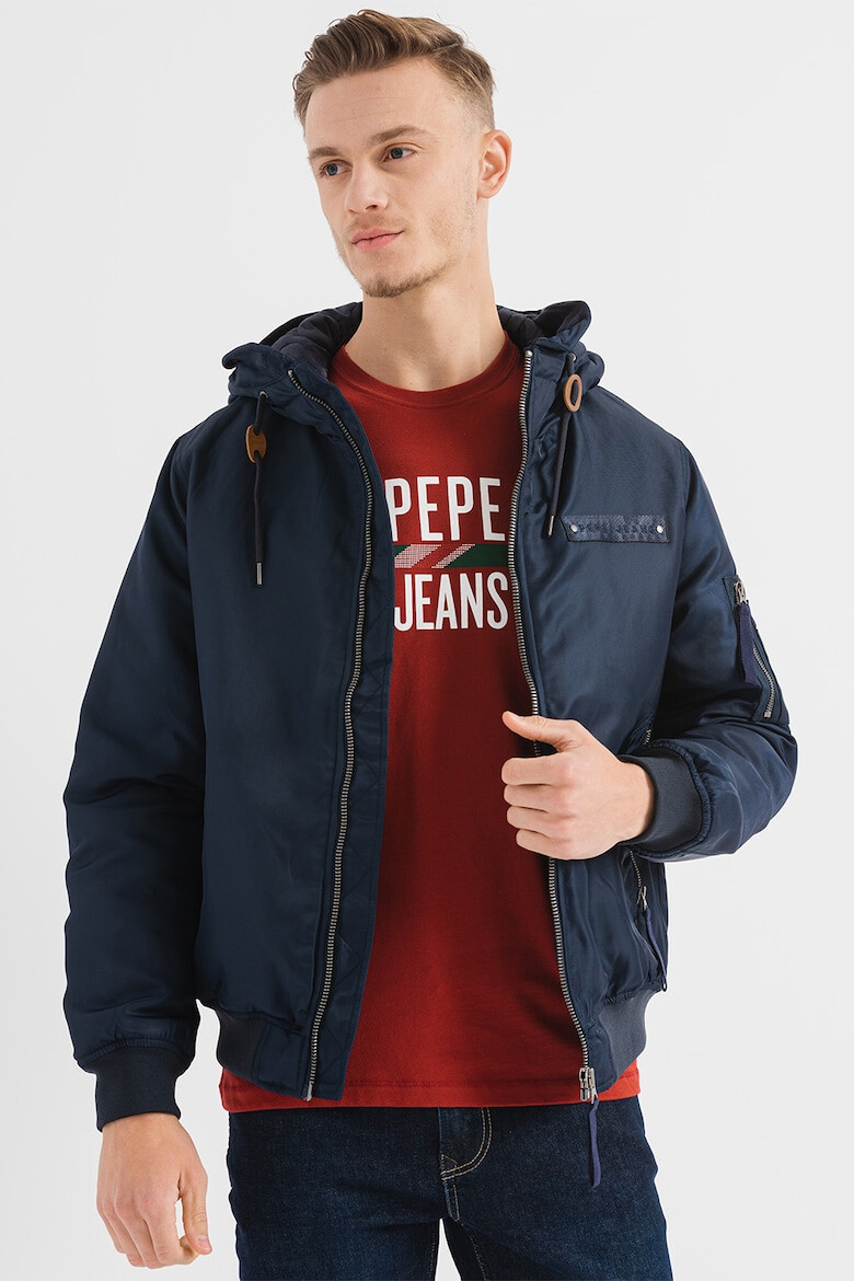 Pepe Jeans London Geaca cu vatelina si gluga Jackerman - Pled.ro