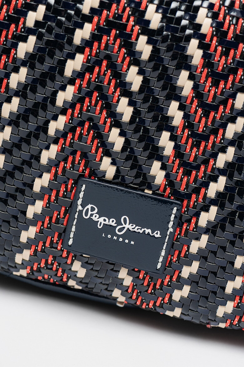 Pepe Jeans London Geanta crossbody cu aspect tesut Clara - Pled.ro