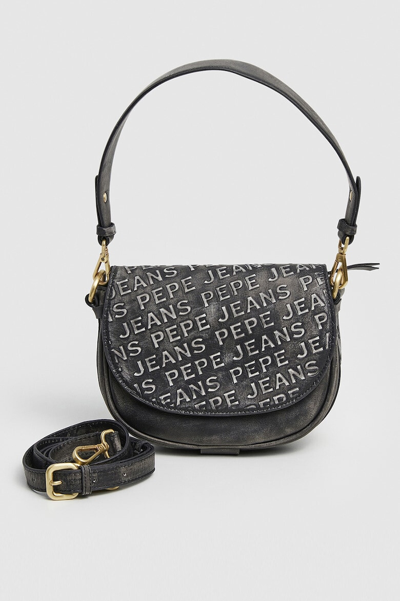 Pepe Jeans London Geanta crossbody de piele ecologica cu imprimeu logo Crisha - Pled.ro