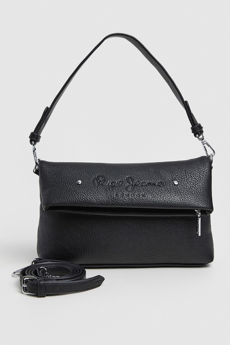 Pepe Jeans London Geanta crossbody de piele ecologica cu logo in relief Joanna - Pled.ro