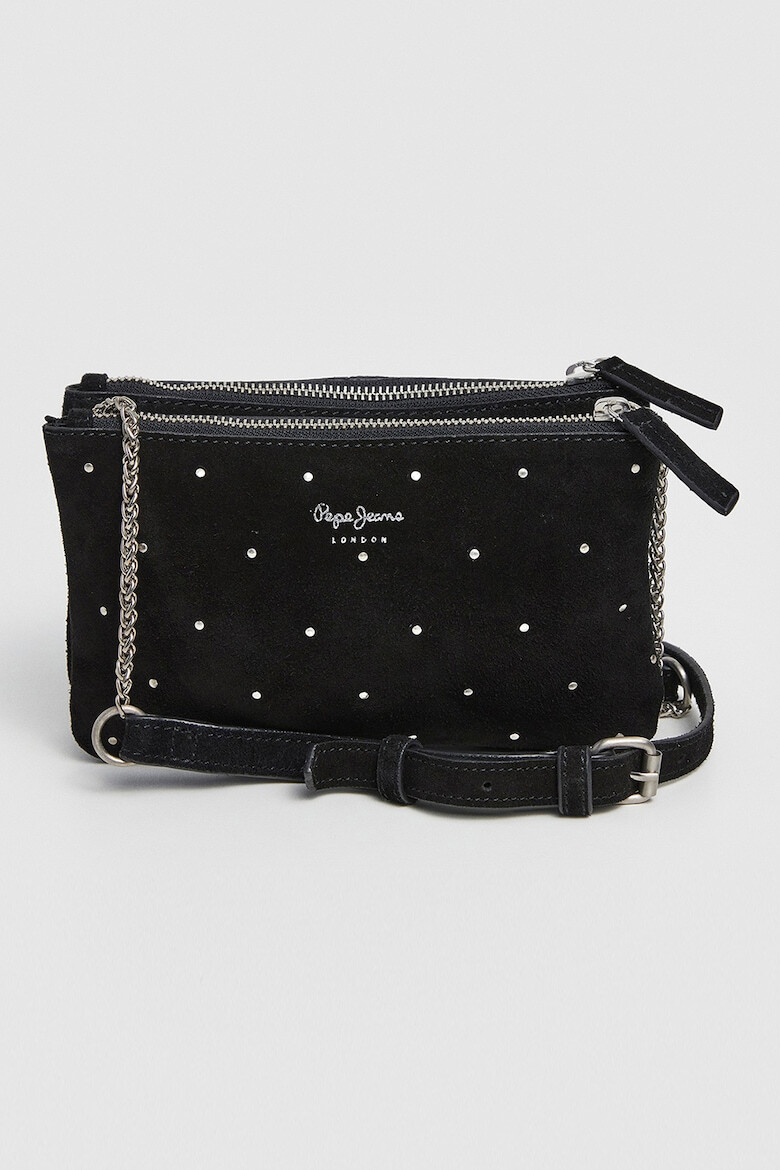 Pepe Jeans London Geanta crossbody de piele intoarsa Masha - Pled.ro