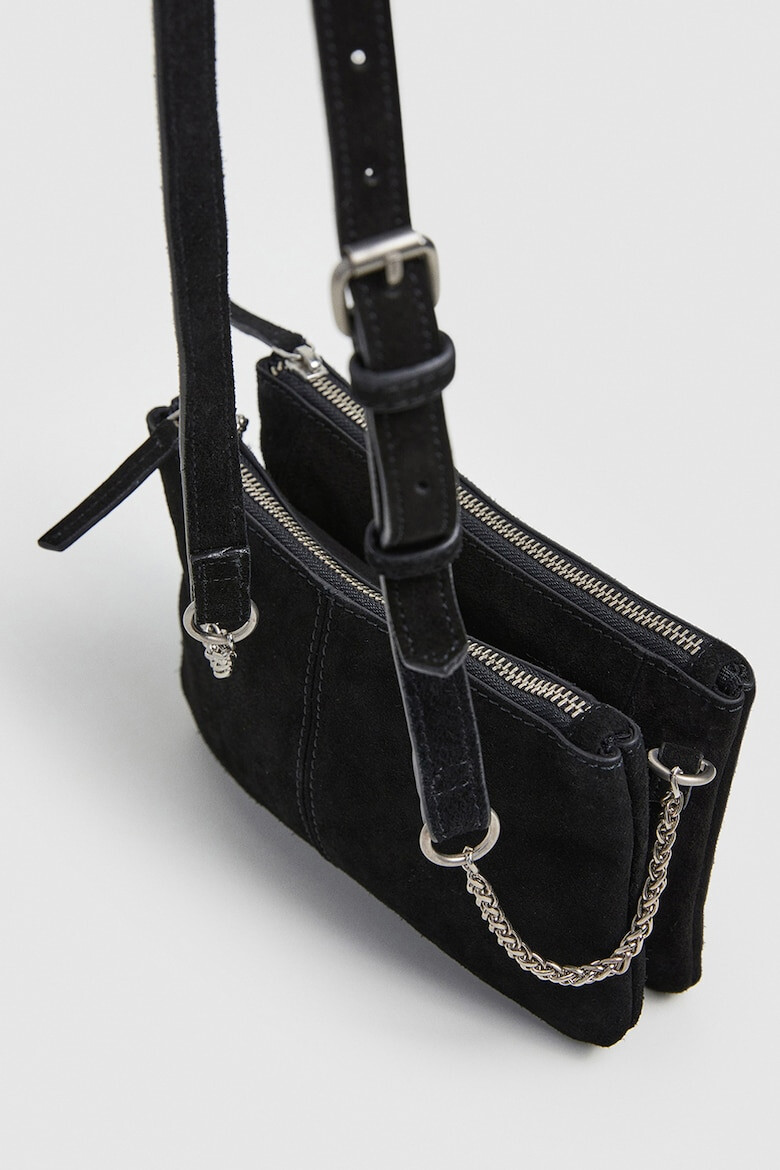 Pepe Jeans London Geanta crossbody de piele intoarsa Masha - Pled.ro