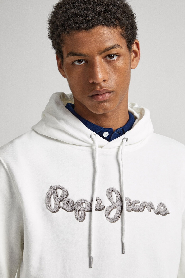 Pepe Jeans London Hanorac cu logo in material teddy - Pled.ro