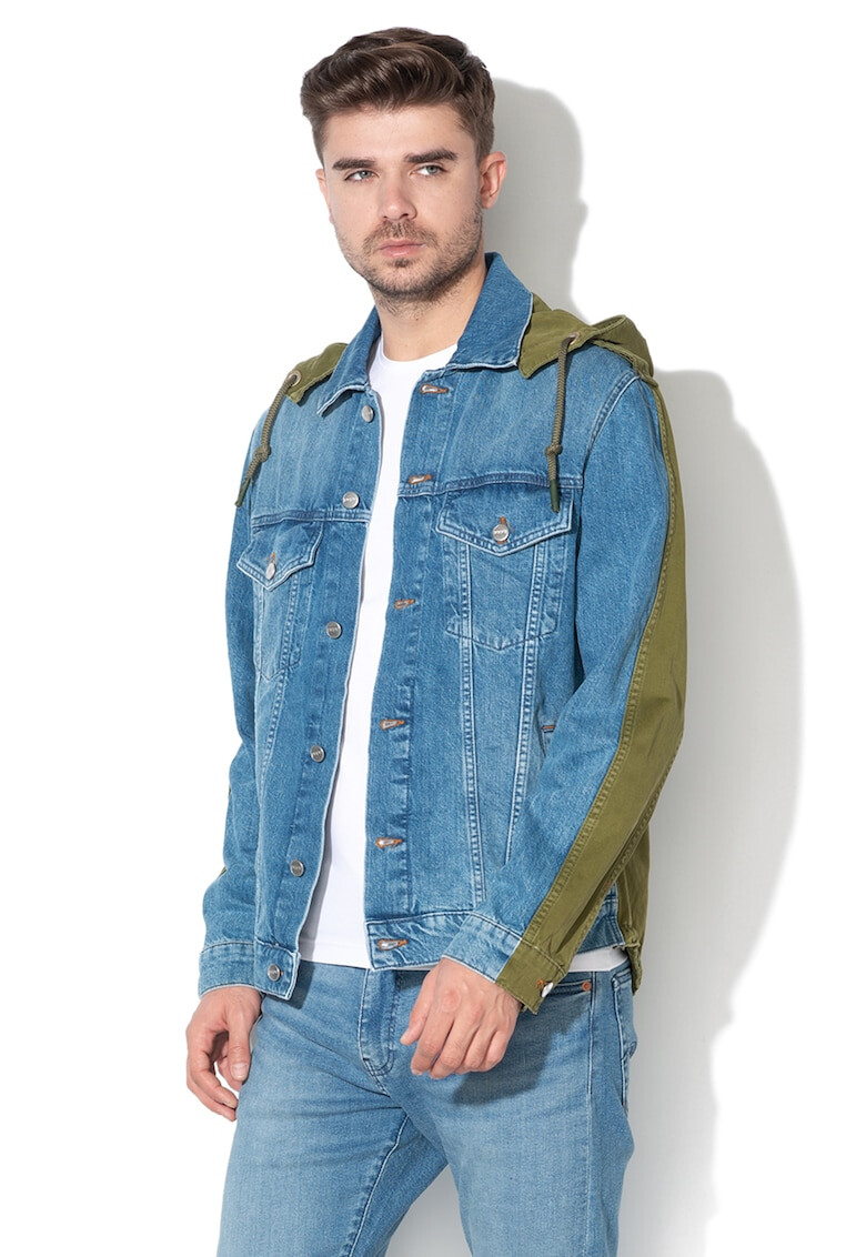 Pepe Jeans London Jacheta de denim cu gluga - Pled.ro