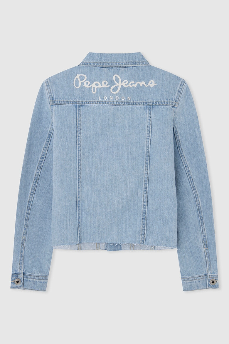 Pepe Jeans London Jacheta din denim cu buzunare cu clapa - Pled.ro