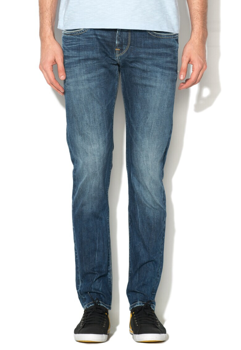 Pepe Jeans London Blugi slim fit cu aspect decolorat Hatch - Pled.ro