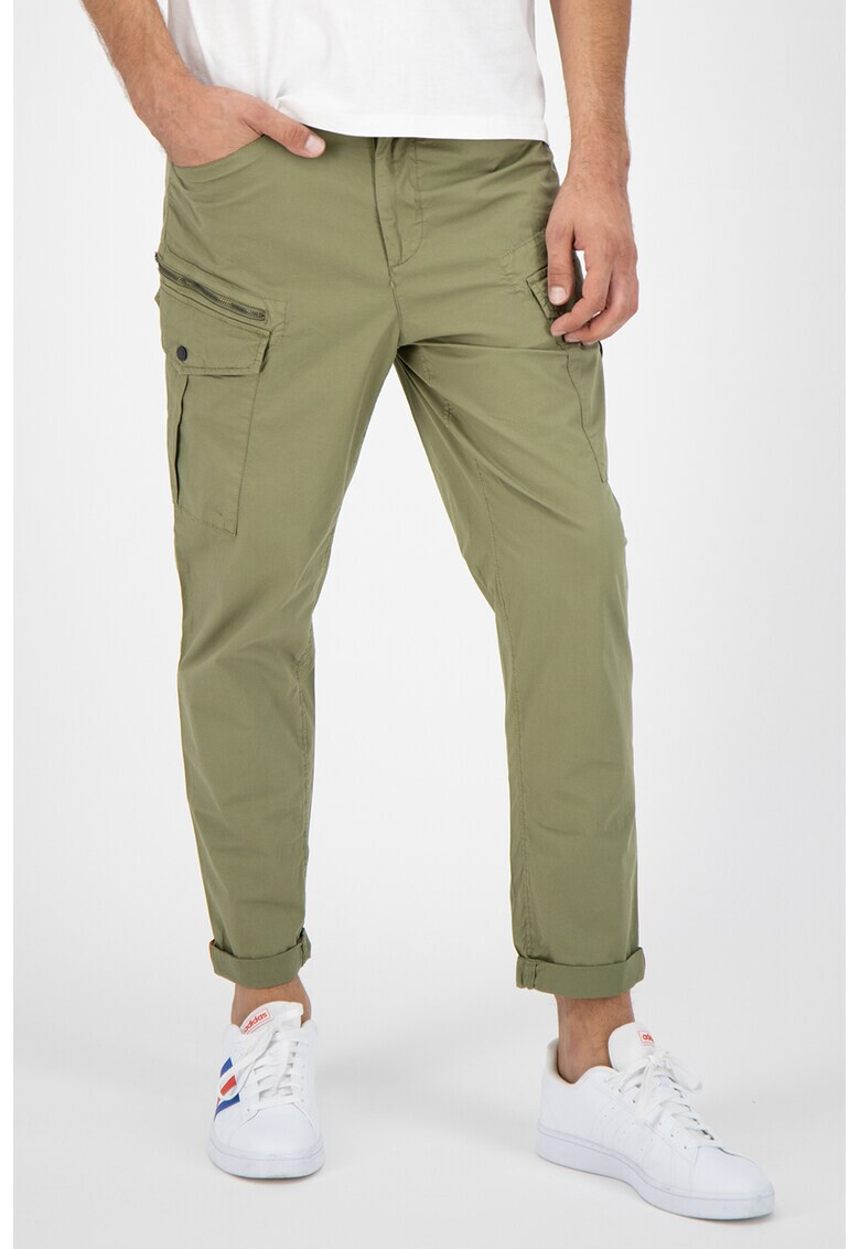 Pepe Jeans London Pantaloni cargo cu croiala conica Keys Expedit - Pled.ro