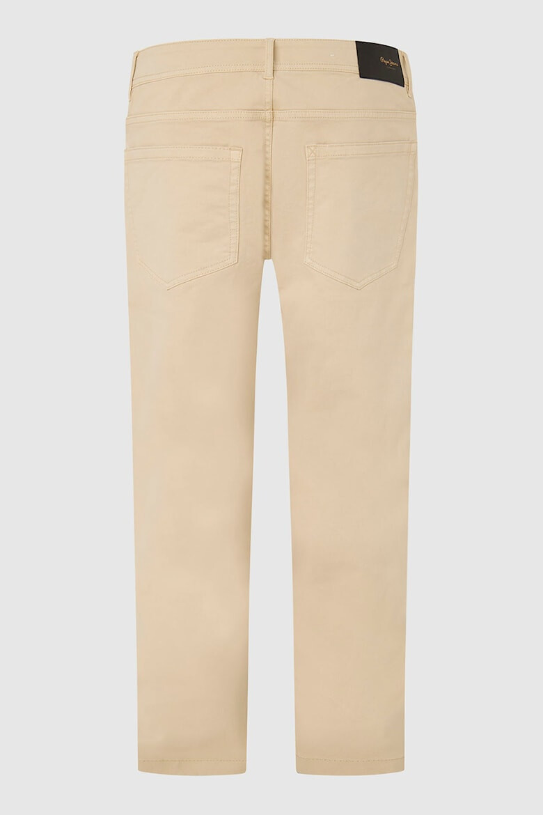 Pepe Jeans London Pantaloni chino din amestec de bumbac - Pled.ro