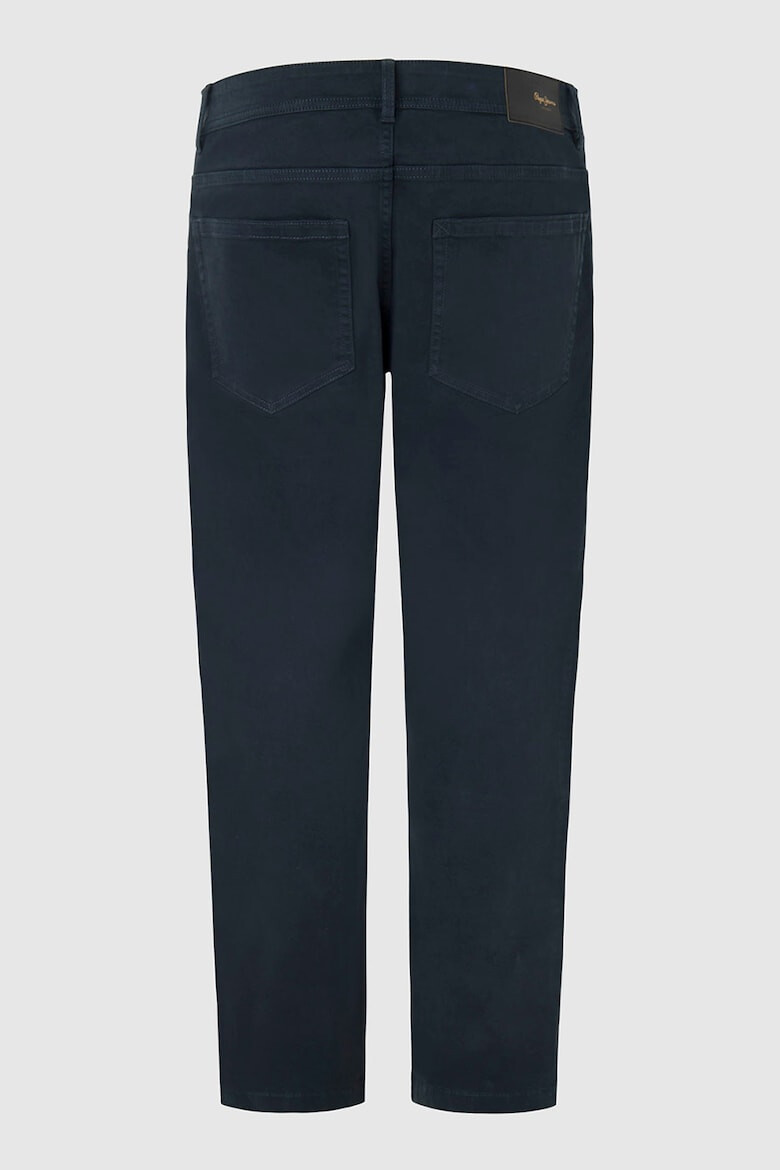 Pepe Jeans London Pantaloni chino din amestec de bumbac - Pled.ro