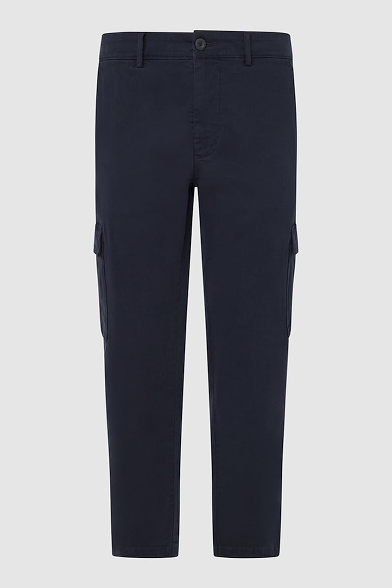 Pepe Jeans London Pantaloni chino din amestec de bumbac cu buzunare laterale - Pled.ro