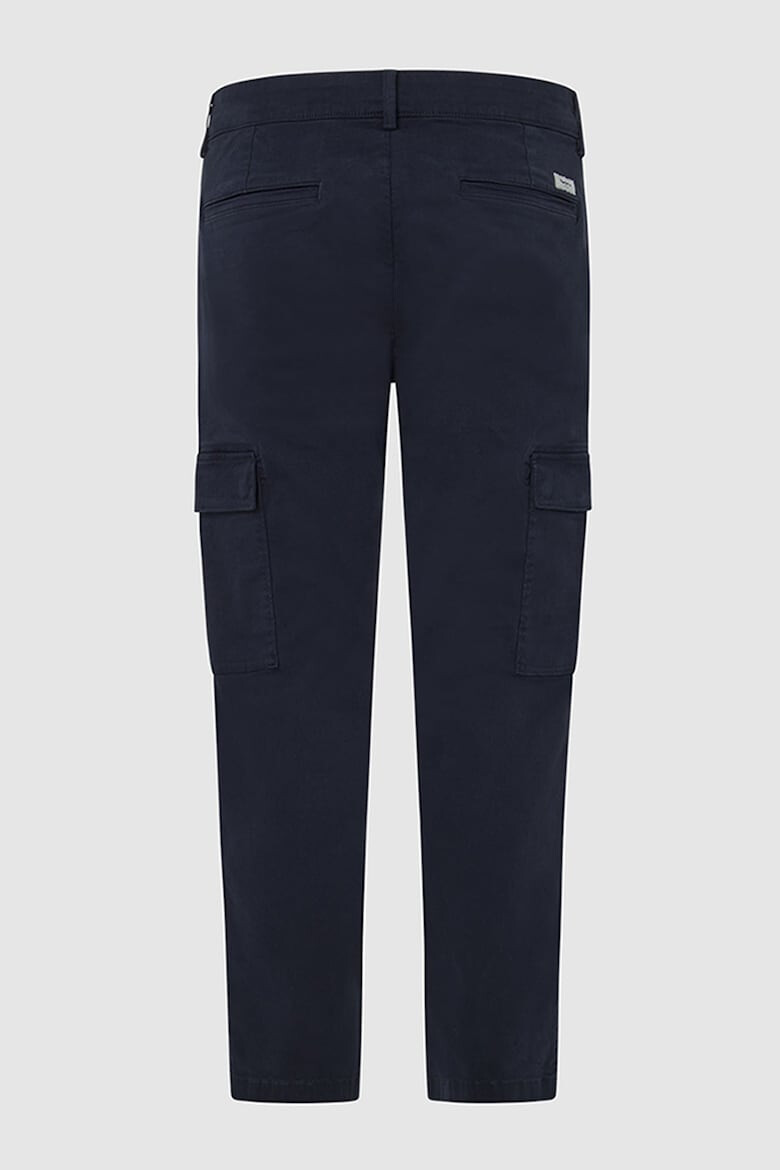 Pepe Jeans London Pantaloni chino din amestec de bumbac cu buzunare laterale - Pled.ro