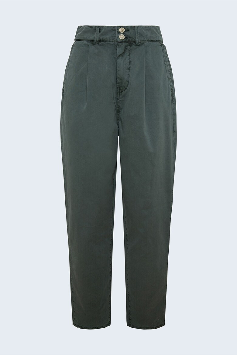 Pepe Jeans London Pantaloni conici de bumbac - Pled.ro