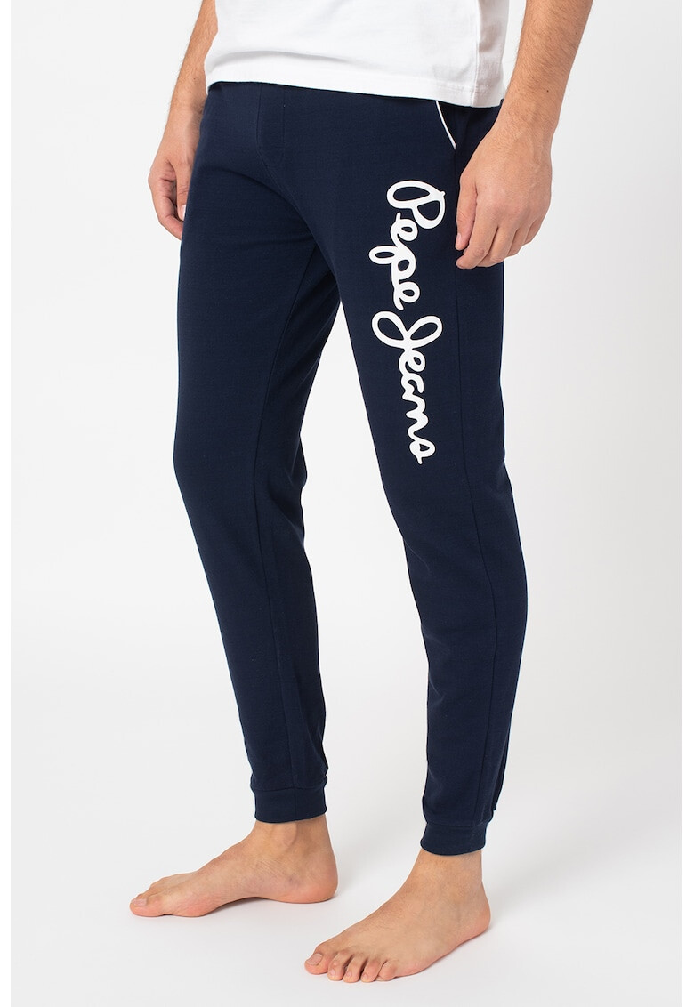 Pepe Jeans London Pantaloni de pijama cu imprimeu logo Bard - Pled.ro