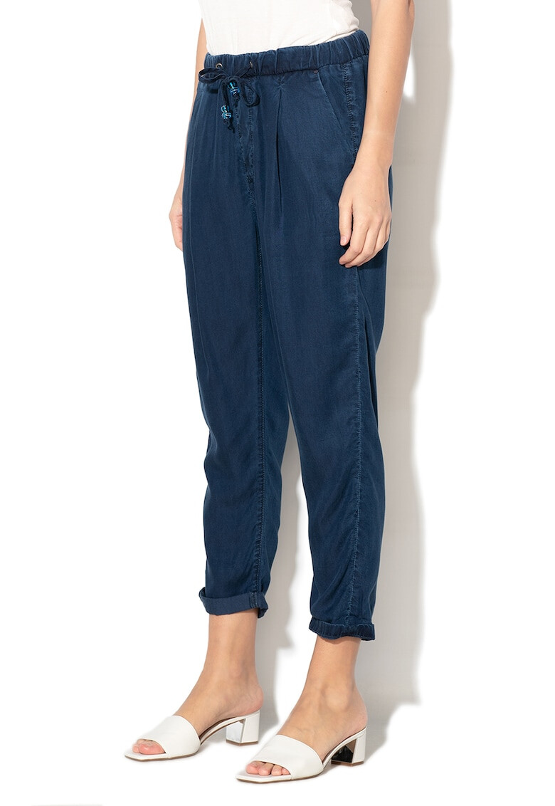 Pepe Jeans London Pantaloni din chambray cu snur Donna - Pled.ro