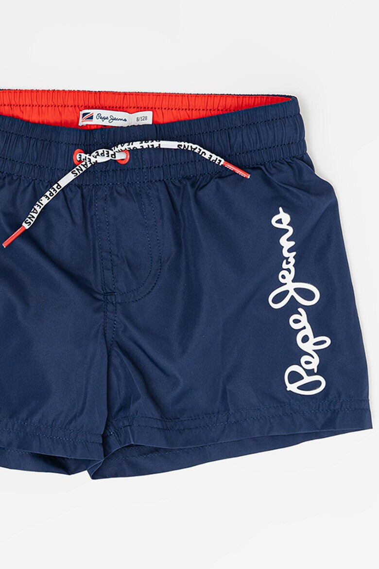 Pepe Jeans London Pantaloni scurti de baie cu imprimeu logo - Pled.ro