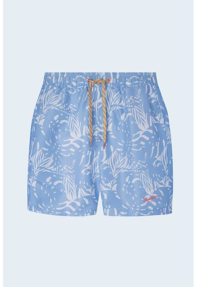 Pepe Jeans London Pantaloni scurti de baie cu imprimeu tropical - Pled.ro